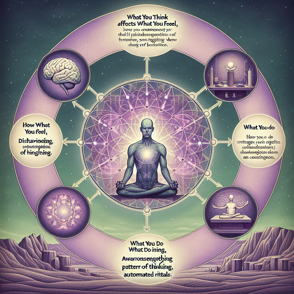 Protocole hypnothérapeutique utilisant Blessure d’ABANDON EN UTILISANT Ce que Tu PENSES influence ce que tu RESSENS, Ce que tu RESSENS influence ce que TU FAIS (comportement), Ce que TU FAIS renforce tes SCHÉMAS DE PENSÉE (rituels automatisés) et les éléments sont essentiels pour TE libérer les schémas de pensée limitants et permettre une guérison profonde et durable. : Prise de conscience, Compréhension, Dissociation et Reconditionnemen