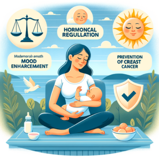 Rôle de la "tétée" dans la régulation de l'humeur, des hormones et de la prévention du cancer du sein